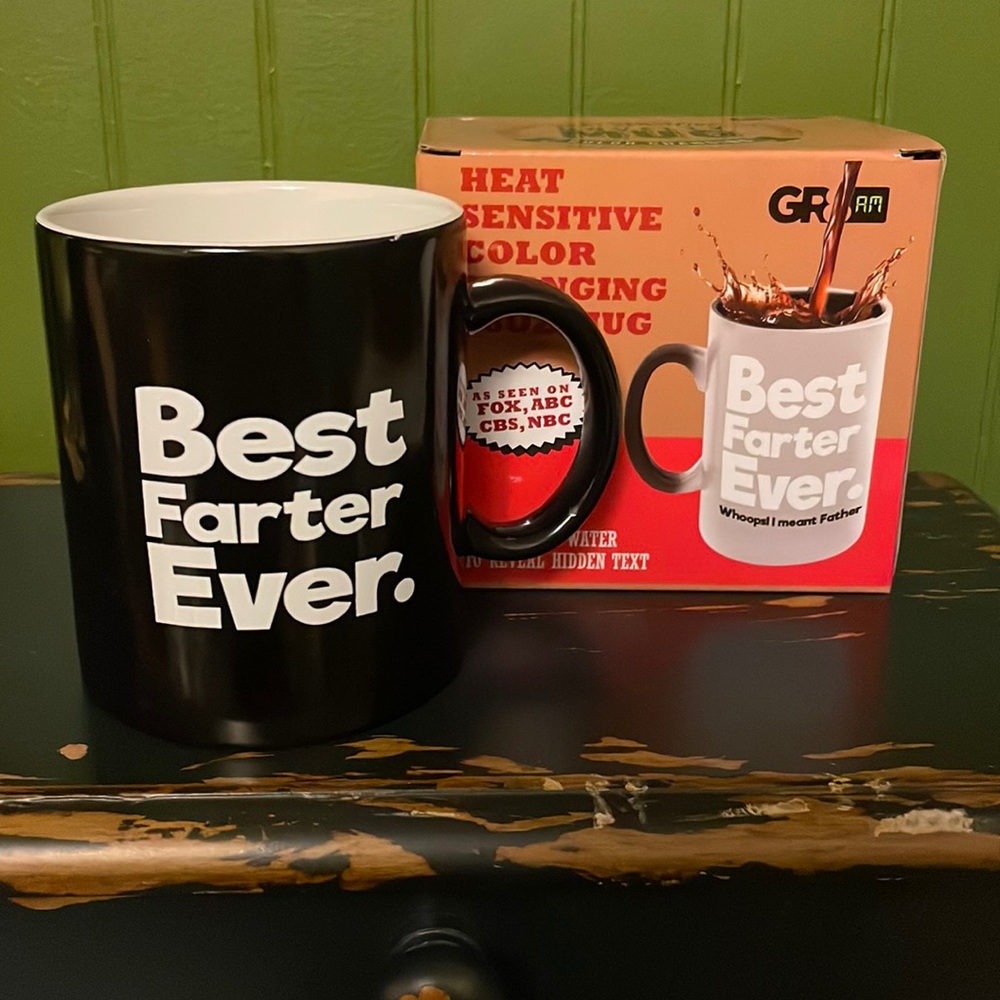 Best Farter Ever Hidden Text Heat Changing Mug Father’s Day Gift
